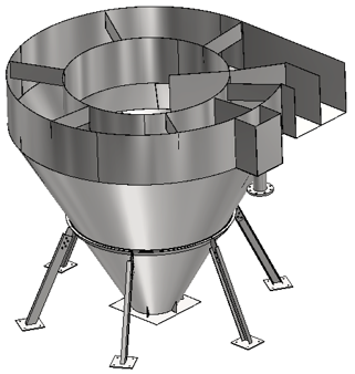 Песколовка с круговым движением