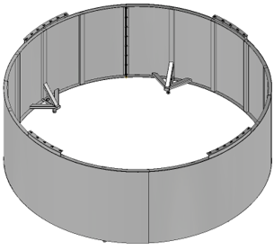 Щит центральный отражающий