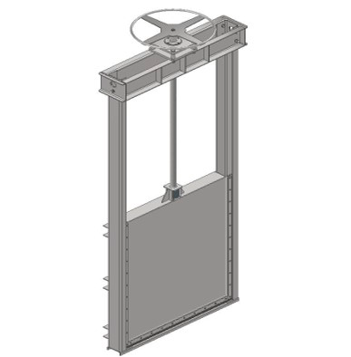 Затвор щитовой