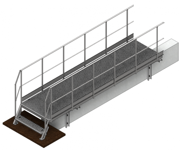 Мостики, ограждения и лестницы